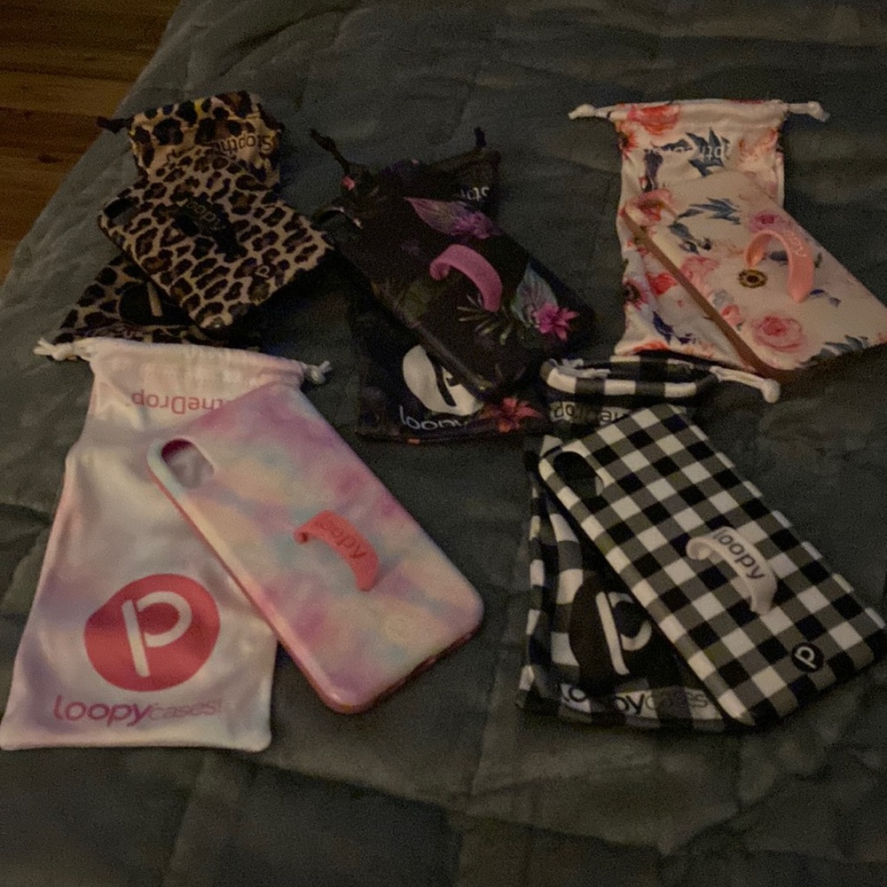 Loopy cell phone case lot